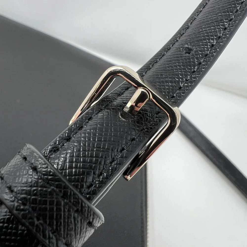 Kate‎ Spade Sadie North South Black Saffiano Leather Crossbody Bag K7379